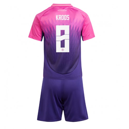 Fotbalové Dres Německo Toni Kroos #8 Dětské Venkovní ME 2024 Krátký Rukáv (+ trenýrky)